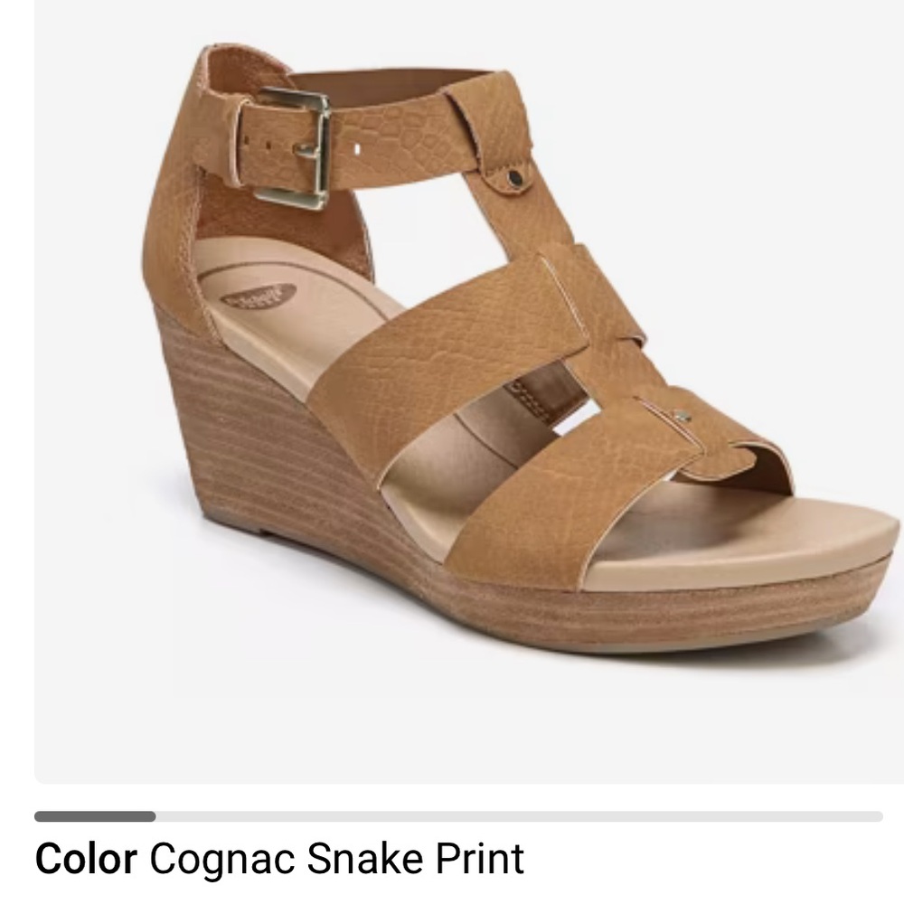 WORN ONCE - Dr. Scholl’s Wedge Sandal